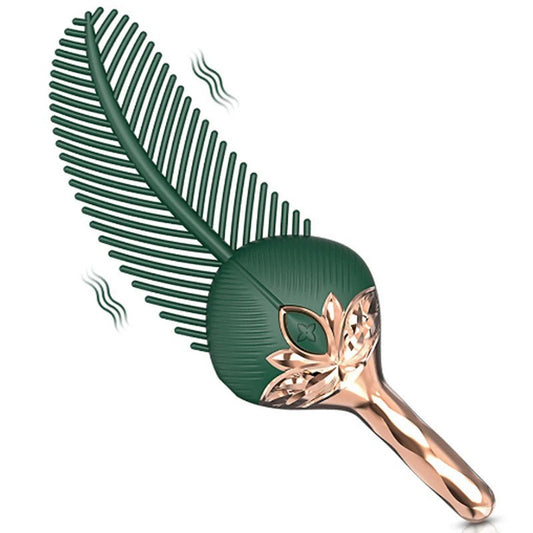 Feather vibrating sex stick